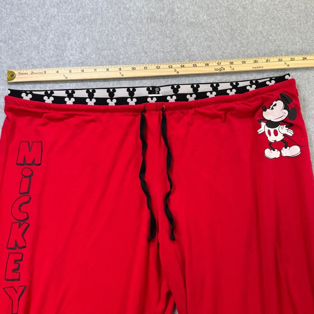 Disney Mickey Mouse Red Sleep Pants Women’s Plus 3X‎ Lounge Pajama Bottoms
